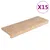 Produktbild 2 för Trappstegsmattor 15 st 65x21x4 cm guld