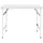 Hopfällbart arbetsbord 100x60x80 cm rostfritt stål