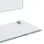 Produktbild 4 för Väggspegel med 5 hyllor silver 100x60 cm