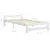 Produktbild 6 för Sängram vit massiv furu 90x200 cm