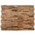 Produktbild för Väggbeklädnad 10 st 1,03 m² återvunnen teak