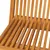 Produktbild 5 för Trädgårdsstolar med beige dynor 6 st massiv teak