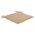 Produktbild 7 för Trädgårdsstolar med beige dynor 6 st massiv teak