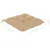 Produktbild 12 för Trädgårdsstolar med beige dynor 6 st massiv teak