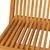 Produktbild 6 för Trädgårdsstolar med beige dynor 6 st massiv teak