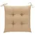 Produktbild 8 för Trädgårdsstolar med beige dynor 6 st massiv teak