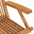 Produktbild 12 för Trädgårdsstolar med beige dynor 4 st massiv teak
