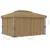 Produktbild 7 för Paviljong med draperi 4x3 m taupe aluminium