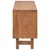 Produktbild 3 för TV-bänk 110x30x50 cm massiv teak