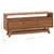 Produktbild 9 för TV-bänk 110x30x50 cm massiv teak