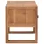Produktbild 4 för Sängbord 50x30x35 cm massiv teak