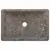 Produktbild 6 för Handfat 45x30x12 cm marmor grå högglans