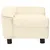 Produktbild 3 för Hundsoffa naturvit 72x45x30 cm plysch