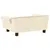 Produktbild 4 för Hundsoffa naturvit 72x45x30 cm plysch