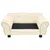 Produktbild 5 för Hundsoffa naturvit 72x45x30 cm plysch