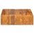 Produktbild 6 för Handfat massiv teak 50x35x10 cm