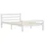 Produktbild 2 för Sängram vit massiv furu 90x200 cm