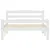 Produktbild 3 för Sängram vit massiv furu 90x200 cm