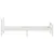 Produktbild 4 för Sängram vit massiv furu 90x200 cm