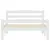 Produktbild 3 för Sängram vit massiv furu 100x200 cm