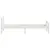 Produktbild 4 för Sängram vit massiv furu 100x200 cm