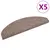 Produktbild 2 för Trappstegsmattor självhäftande 5 st brun 65x21x4 cm brodyr