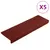 Produktbild 2 för Trappstegsmattor 5 st vinröd 65x21x4 cm brodyr
