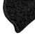 Produktbild 6 för Trappstegsmattor 10 st 56x17x3 cm svart