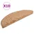 Produktbild 2 för Trappstegsmattor 10 st 56x17x3 cm beige
