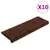 Produktbild 2 för Trappstegsmattor 10 st 65x21x4 cm brun