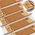 Produktbild 6 för Trappstegsmattor självhäftande 5 st 65x21x4 cm beige