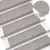 Produktbild 6 för Trappstegsmattor självhäftande sisal 15 st 65x21x4 cm silver