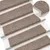 Produktbild 6 för Trappstegsmattor självhäftande sisal 15 st 65x21x4 cm mörkbeige