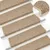 Produktbild 7 för Trappstegsmattor självhäftande sisal 15 st 65x21x4 cm sand