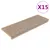 Produktbild 2 för Trappstegsmattor självhäftande sisal 15 st 65x21x4 cm ljusbeige
