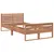 Produktbild 3 för Sängram massiv teak 100x200 cm