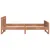 Produktbild 4 för Sängram massiv teak 120x200 cm