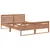 Produktbild 3 för Sängram massiv teak 140x200 cm