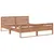 Produktbild 3 för Sängram massiv teak 160x200 cm