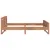Produktbild 4 för Sängram massiv teak 160x200 cm