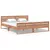 Produktbild 2 för Sängram massiv teak 180x200 cm