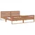 Produktbild 3 för Sängram massiv teak 180x200 cm