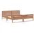 Produktbild 7 för Sängram massiv teak 180x200 cm