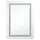 Spegelskåp med LED blank vit 50x13x70 cm
