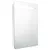 Produktbild 2 för Spegelskåp med LED vit högglans 60x11x80 cm