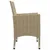 Produktbild 6 för Matgrupp för trädgården 5 delar beige