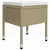 Produktbild 8 för Matgrupp för trädgården 5 delar beige