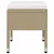 Produktbild 9 för Matgrupp för trädgården 5 delar beige