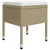 Produktbild 11 för Matgrupp för trädgården 7 delar beige