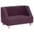 Produktbild 2 för Hundsoffa vinröd 60x37x39 cm linne